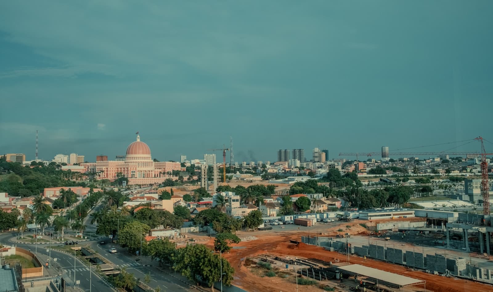 the bay sweep of Luanda