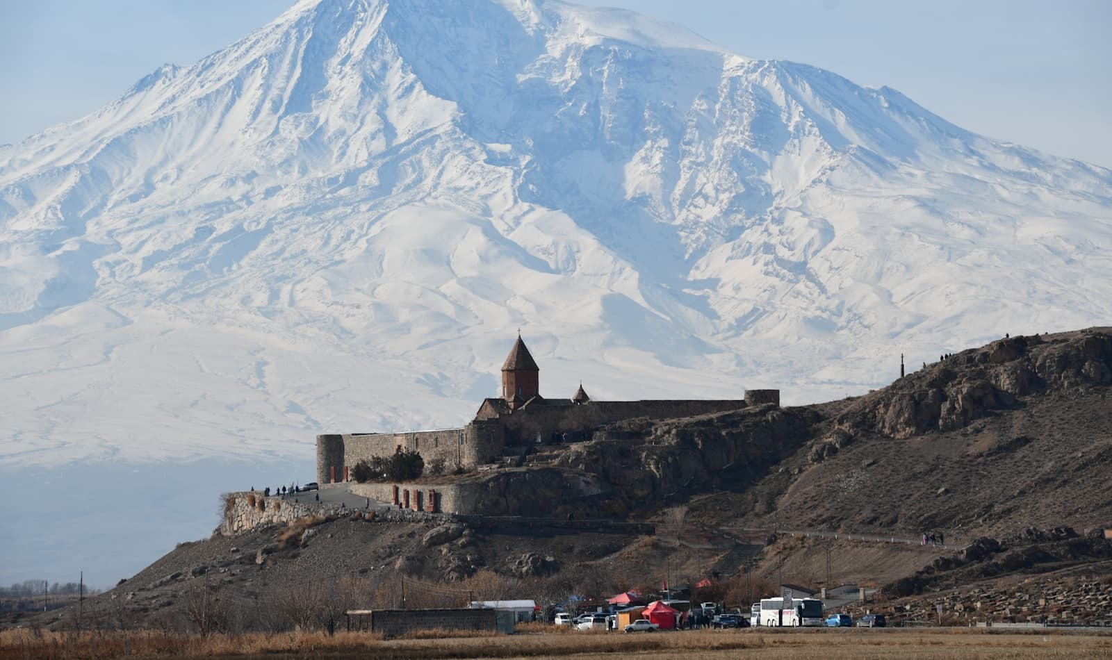 Khor Virap before Mount Ararat