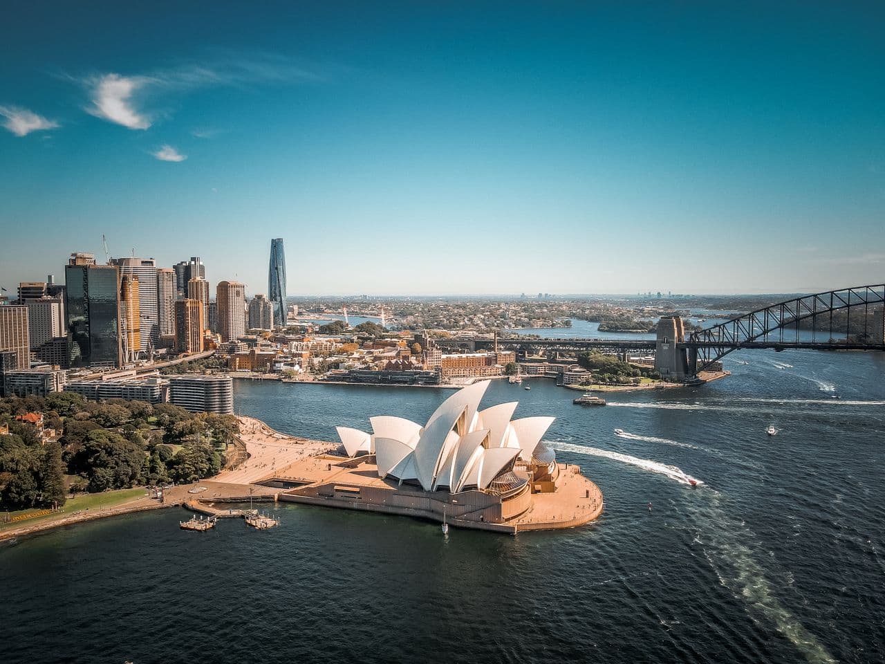 Sydney Harbour at golden hour