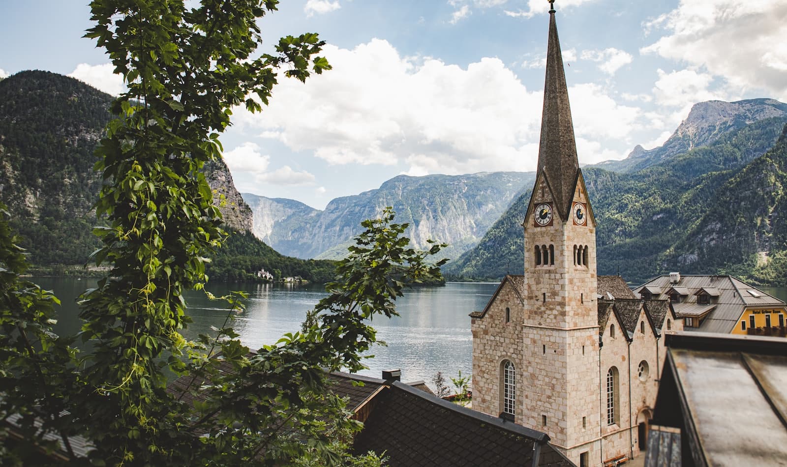 the church at Hallstatt, lakeside