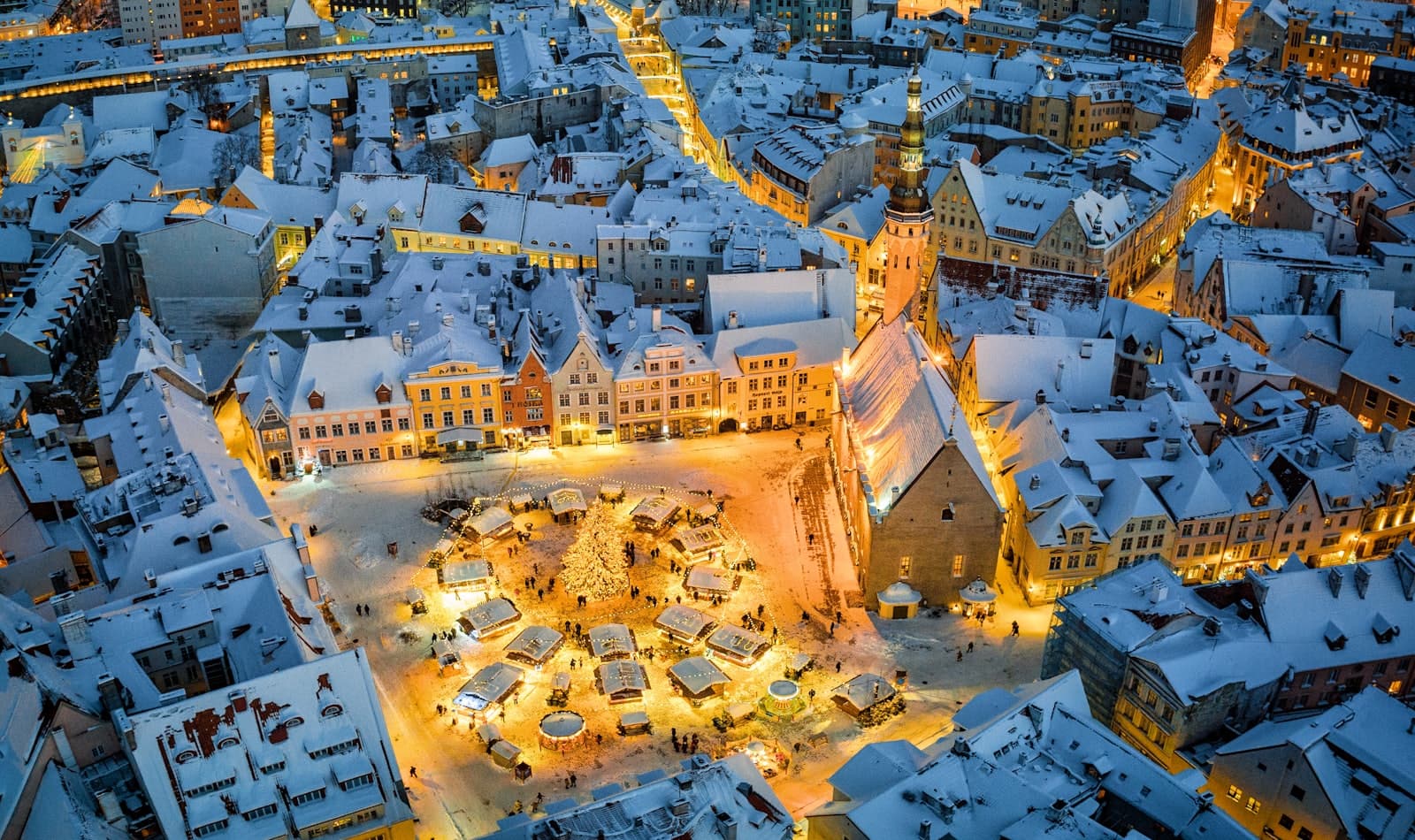 old town rooftops, Tallinn