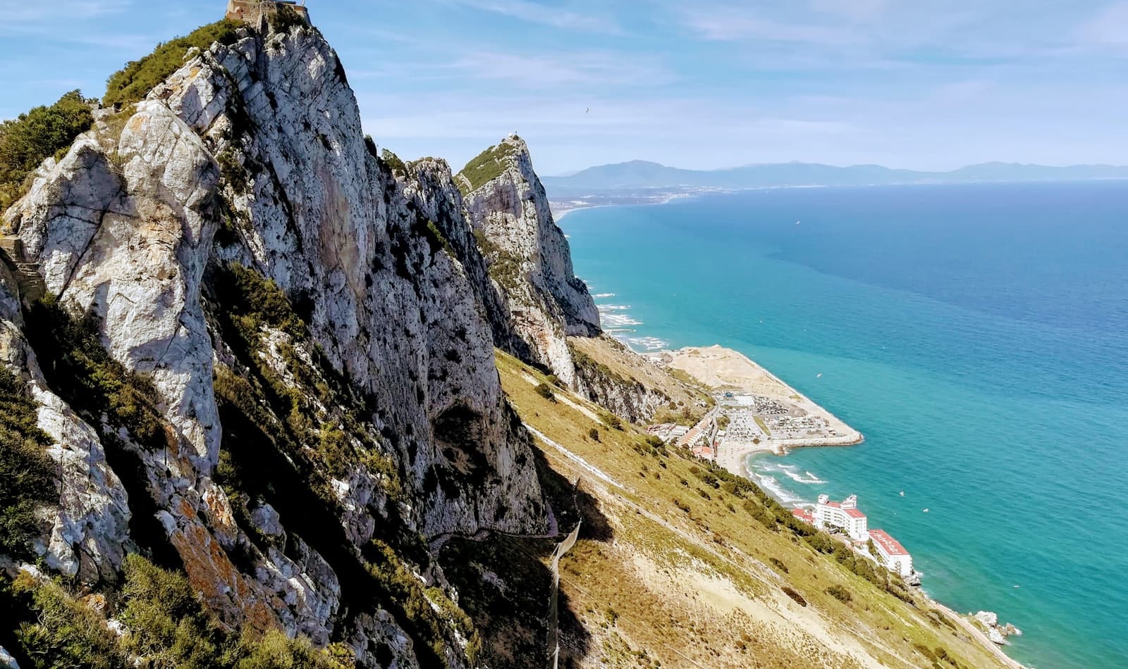 the Rock above the strait