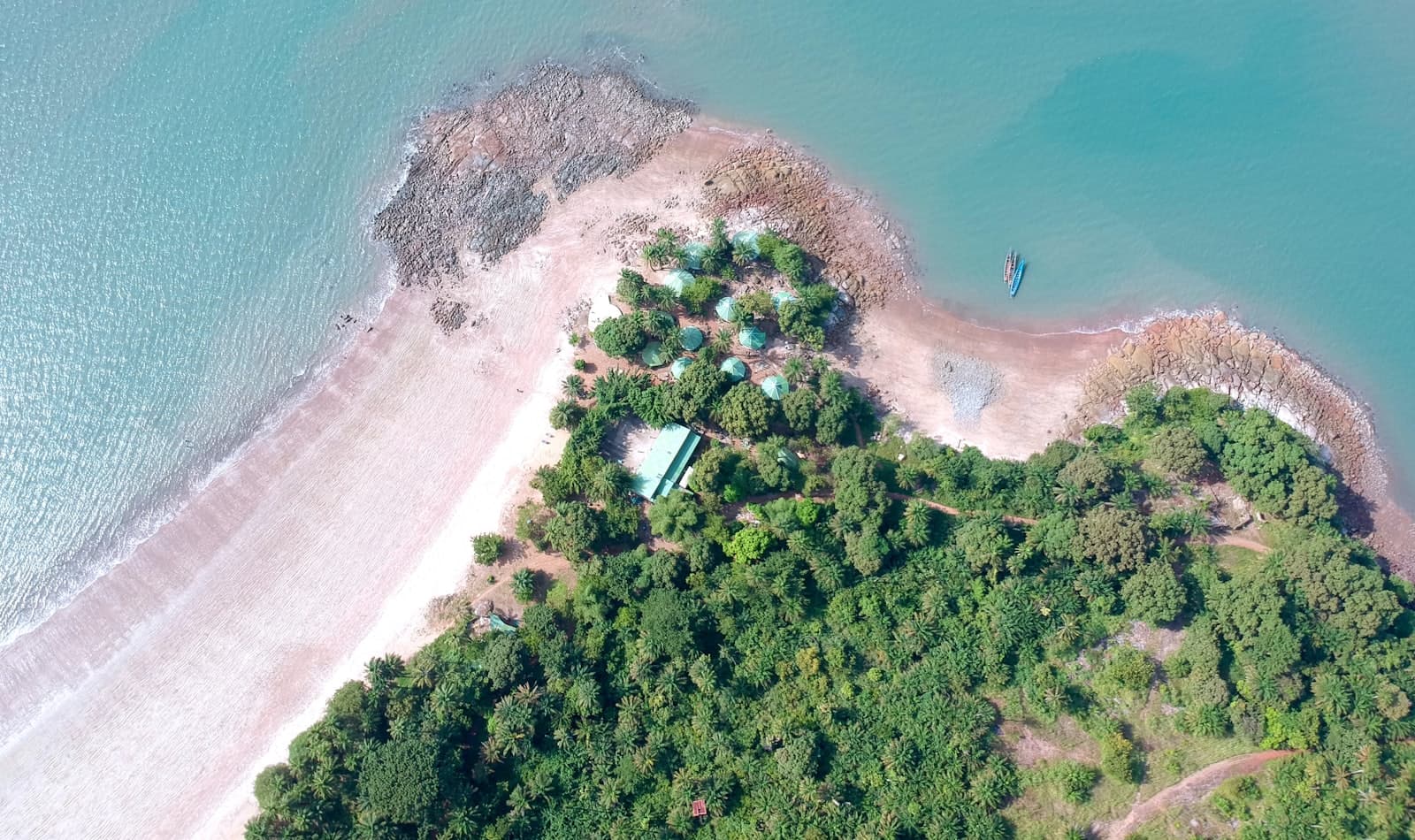 the Bijagós islands at low tide