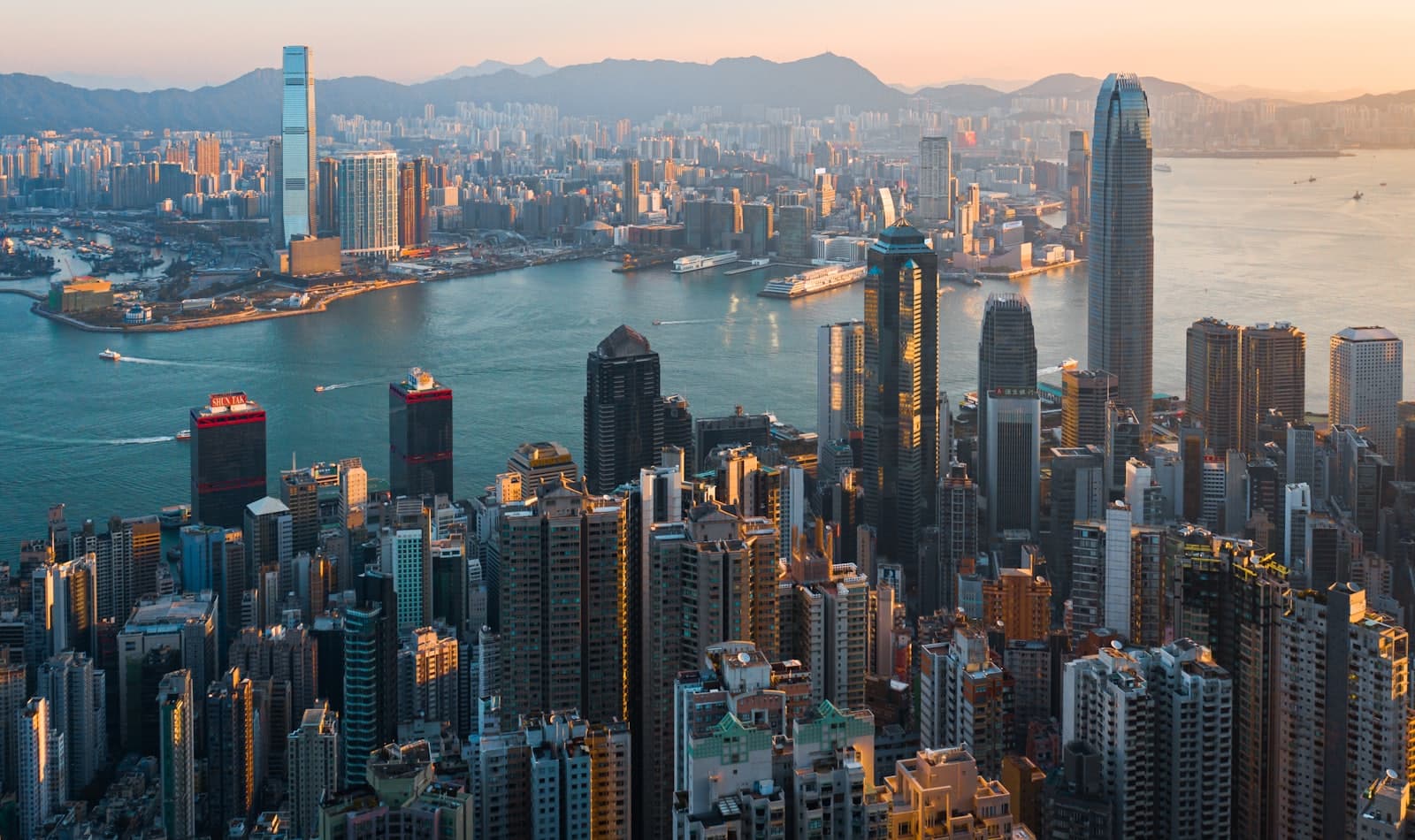 Victoria Harbour from the Peak