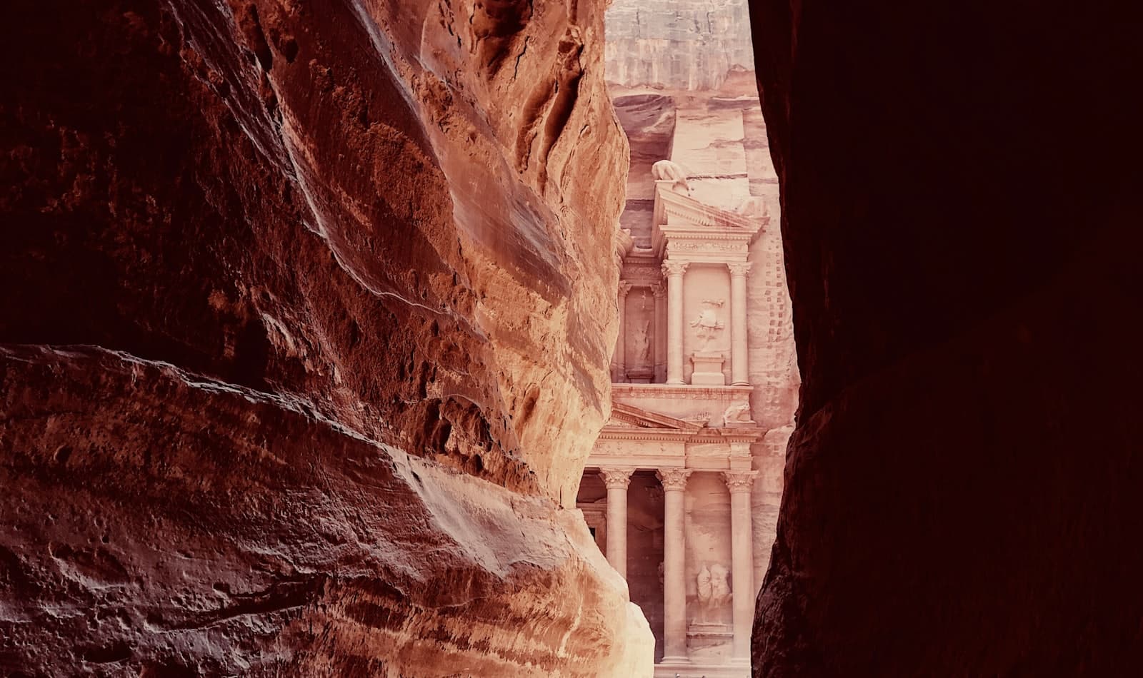 the Treasury at Petra