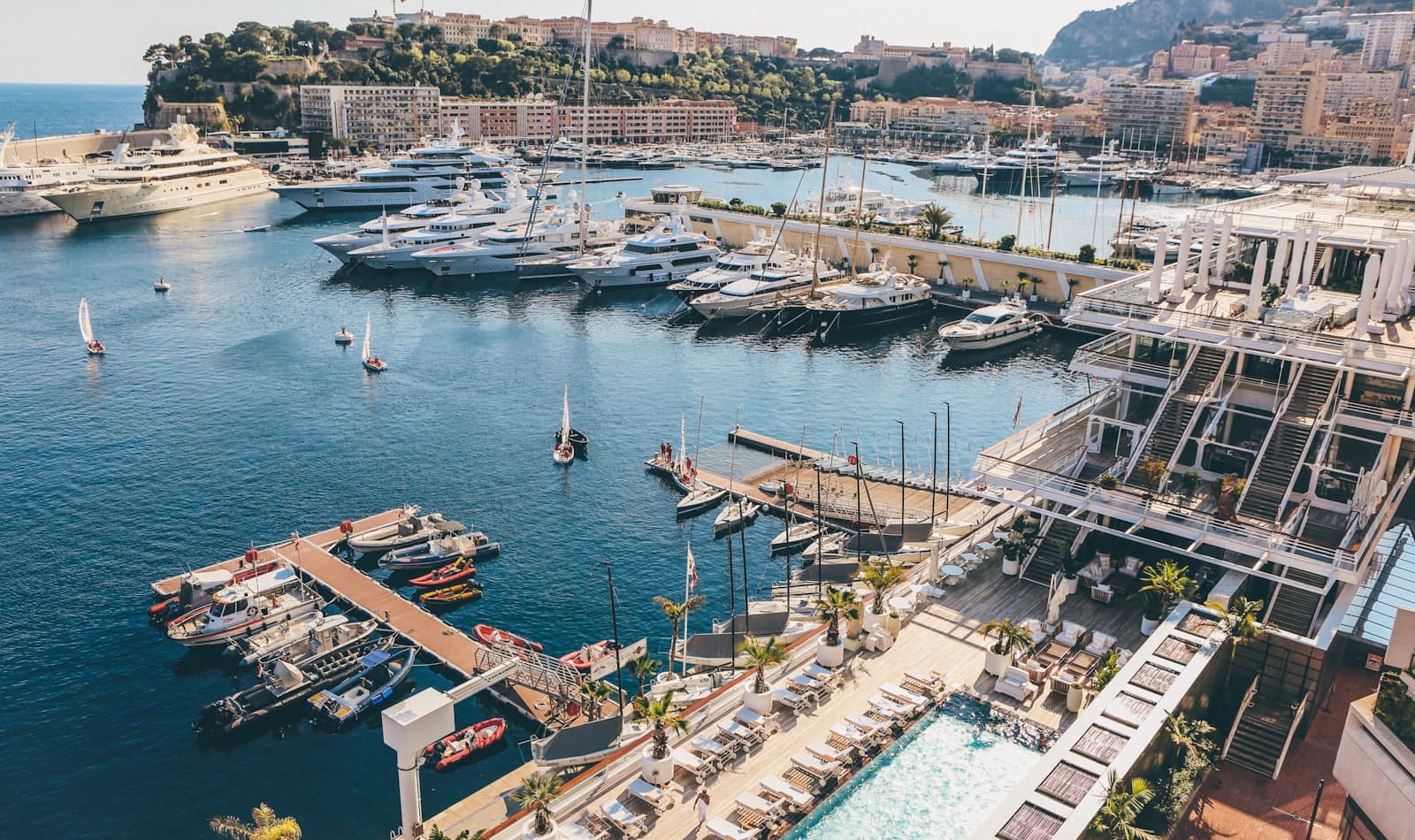 the harbour at Monte Carlo