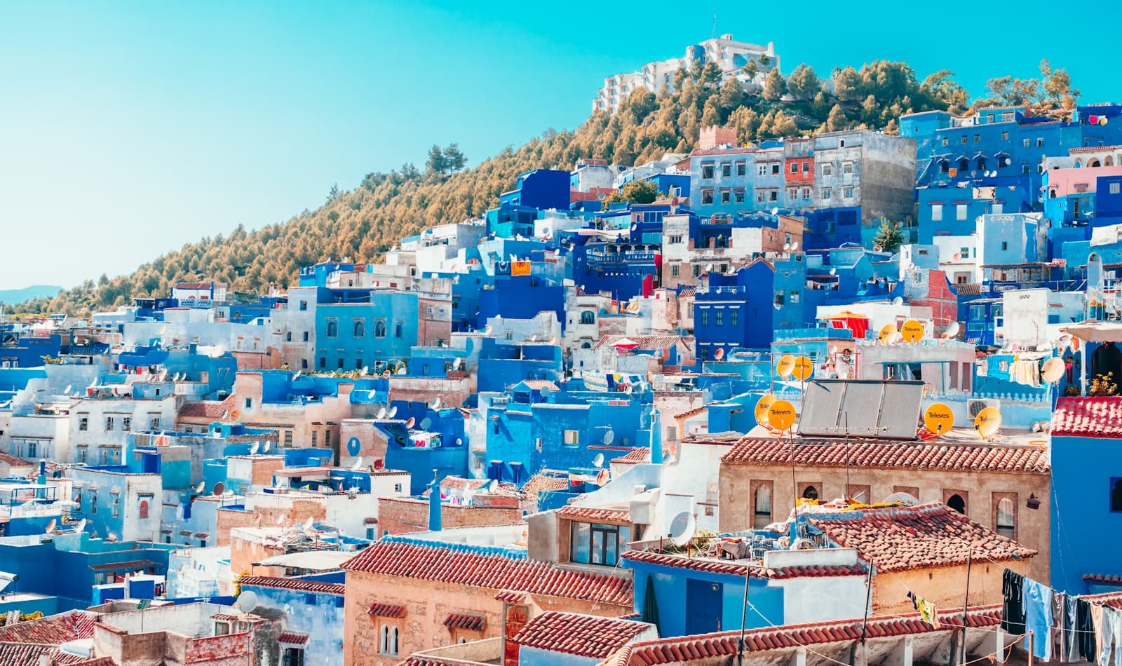 the blue lanes of Chefchaouen