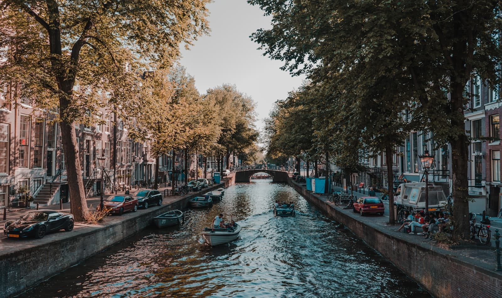 late sun on the Amsterdam canals