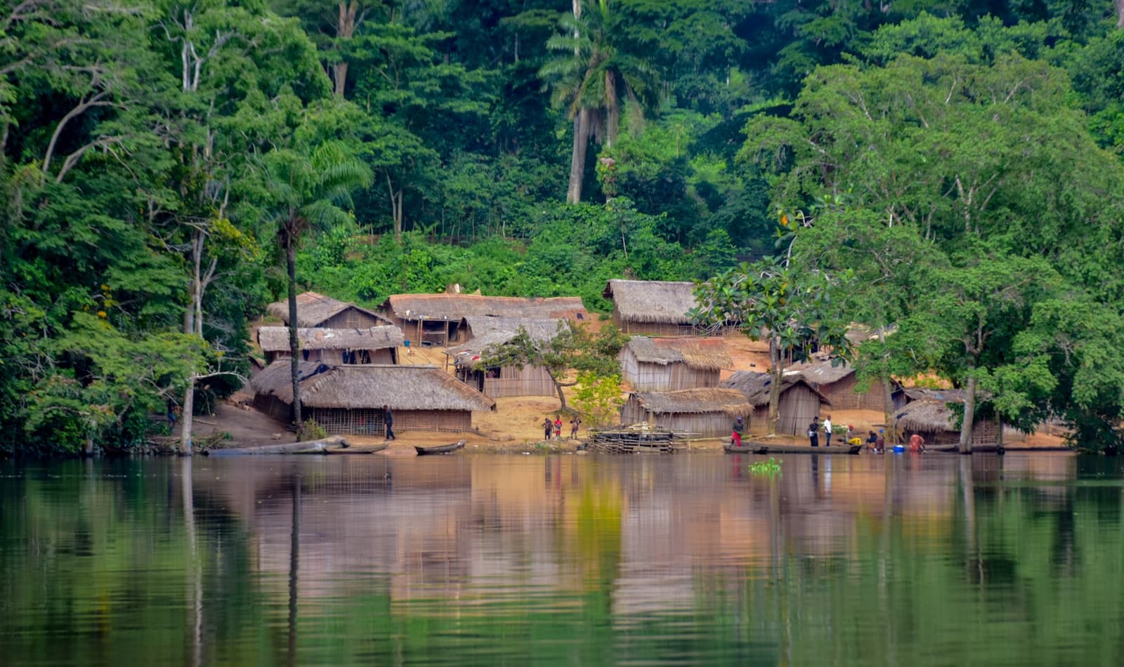 sandbanks of the Congo at Brazzaville