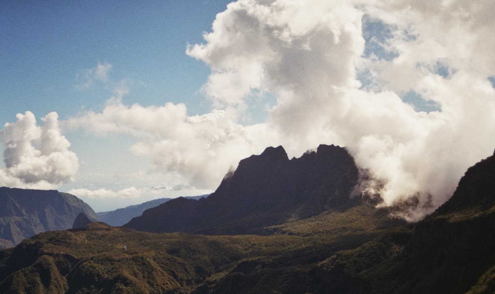 the cirque of Mafate from above