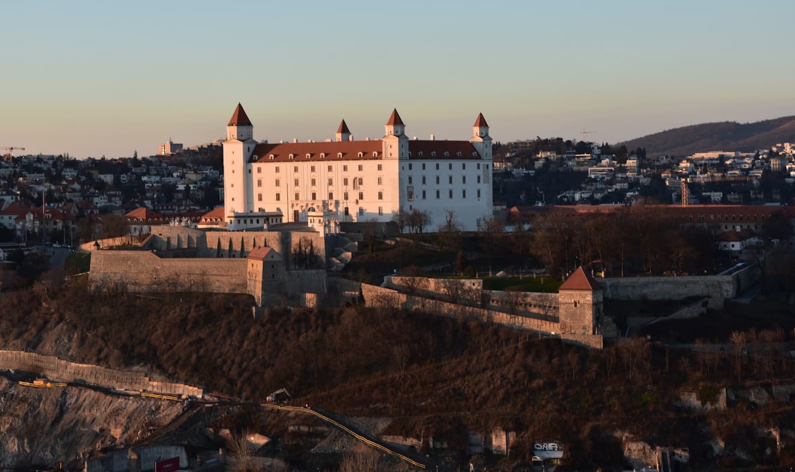 Bratislava Castle above the Danube