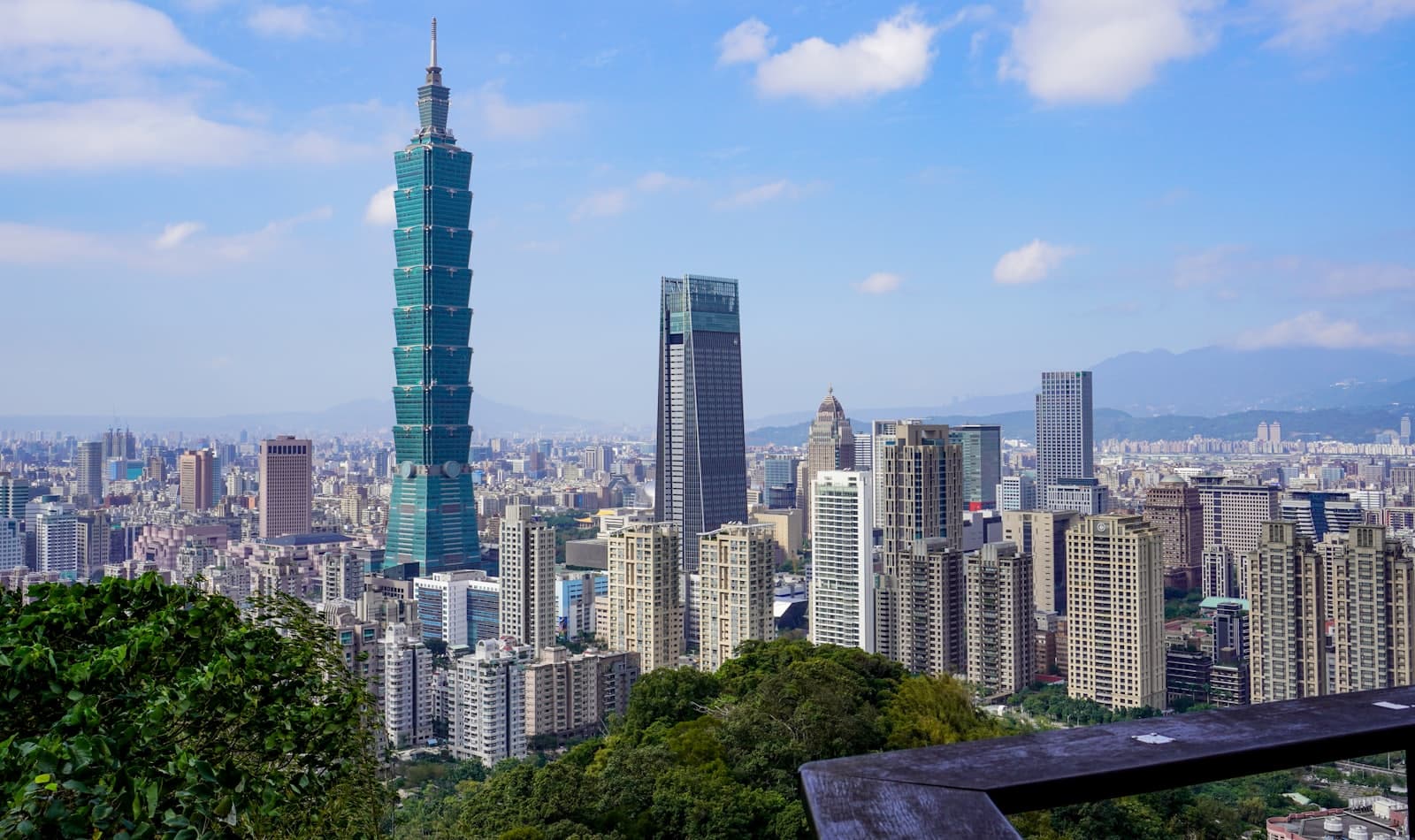 Taipei 101 from Elephant Mountain