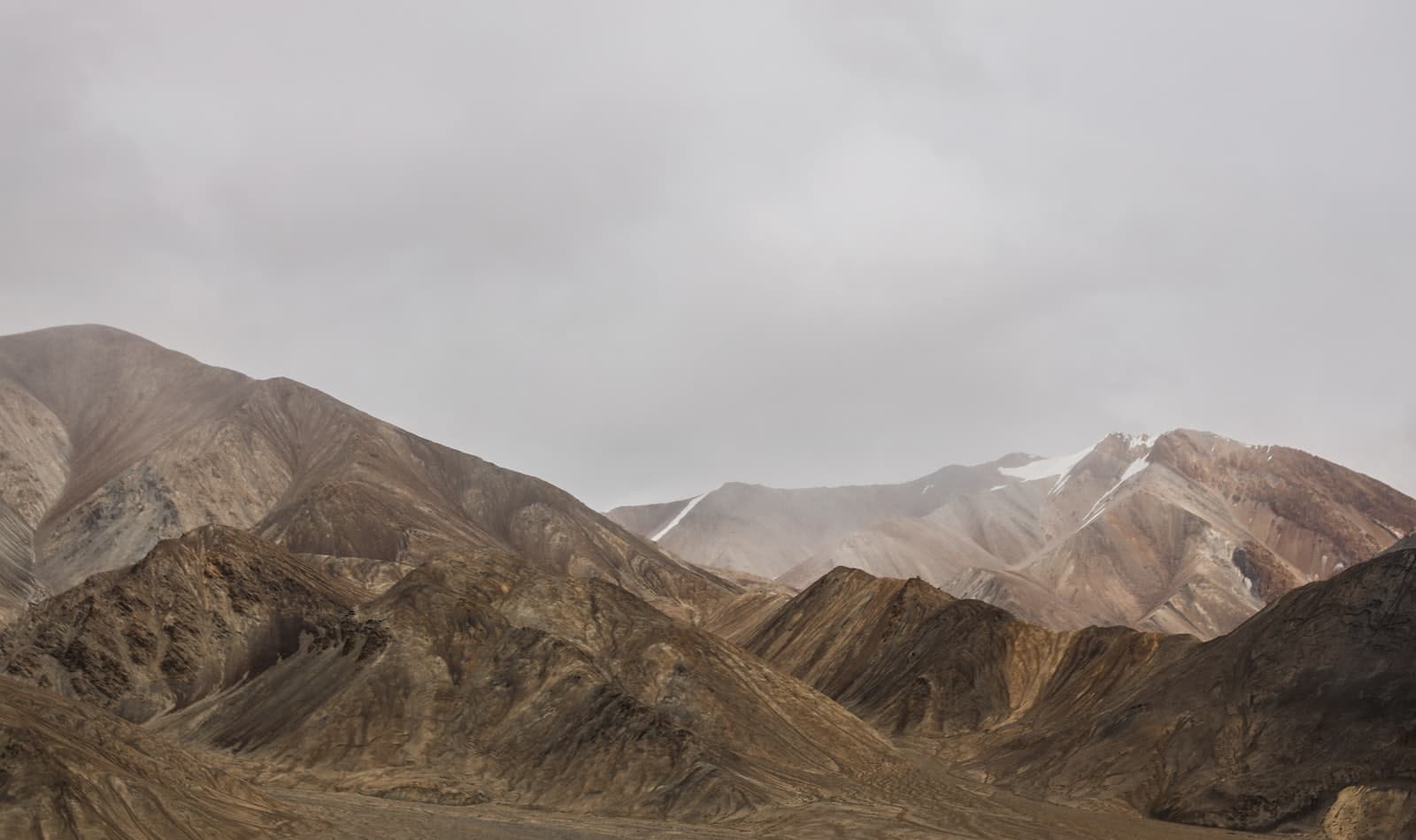 the Pamir Highway at altitude