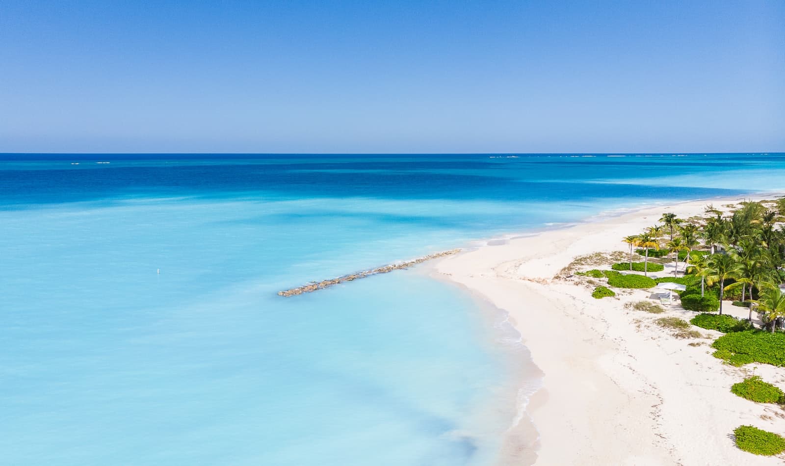 Grace Bay from above