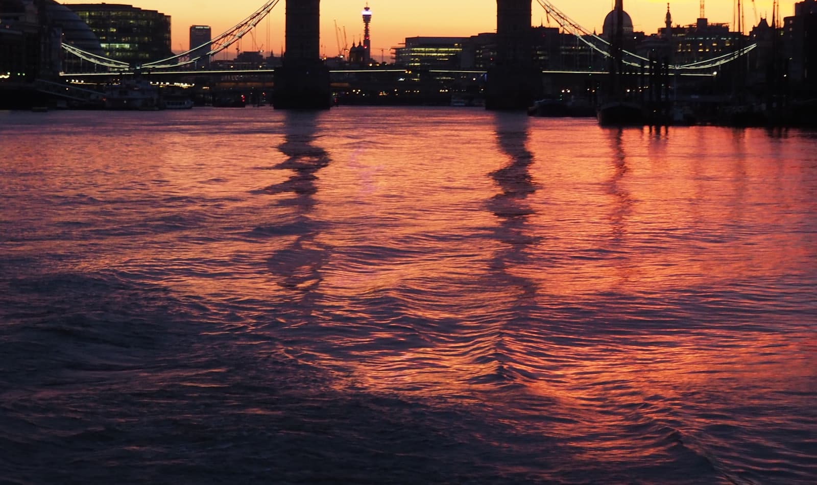 Tower Bridge at dusk